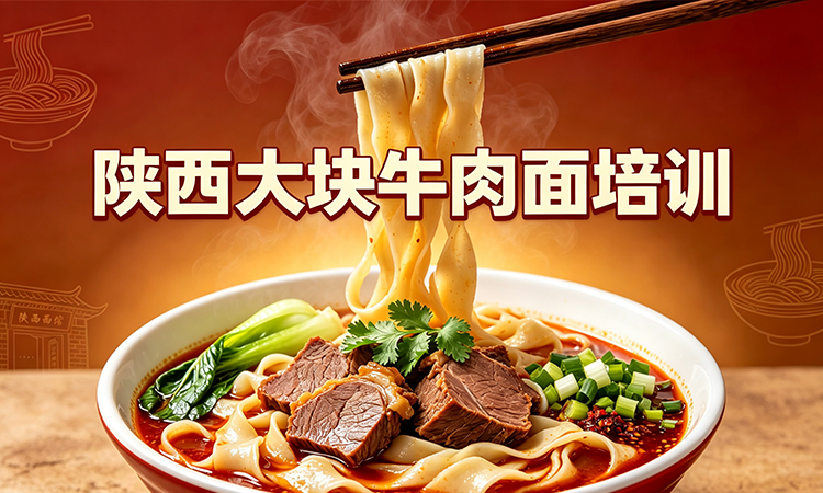 陕⻄⼤块⽜⾁⾯培训