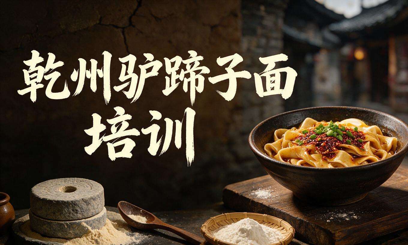  乾州驴蹄⼦⾯培训