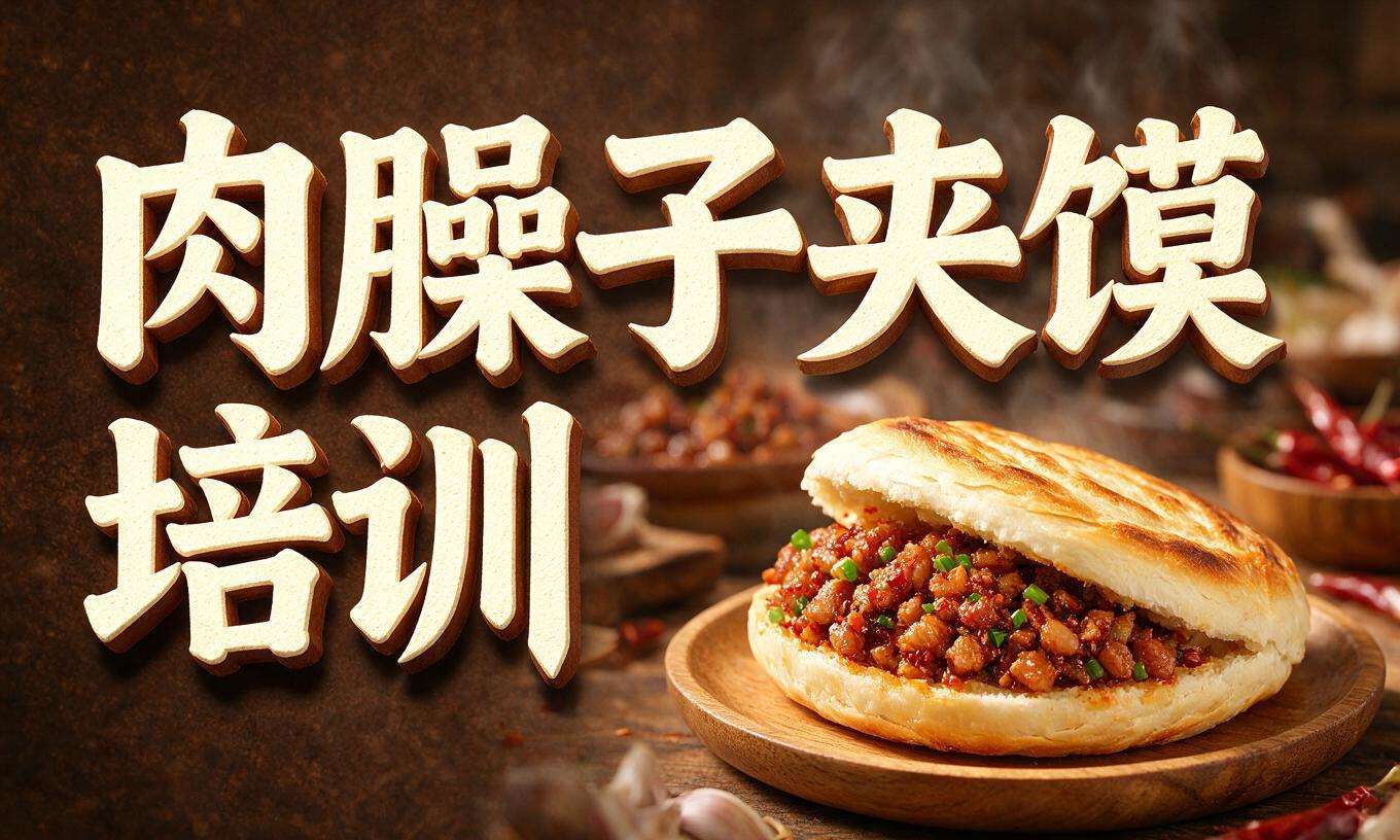 ⾁臊⼦夹馍培训