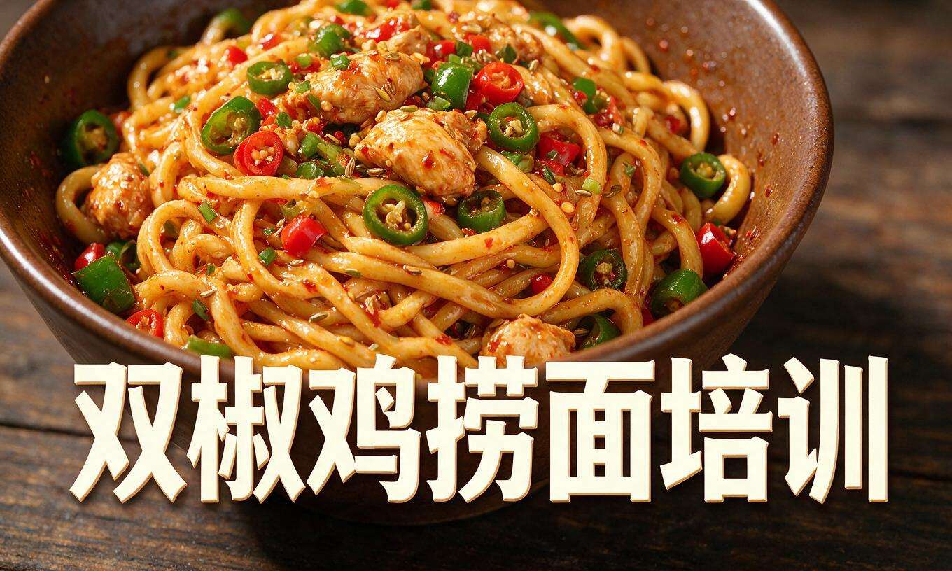 双椒鸡捞⾯培训